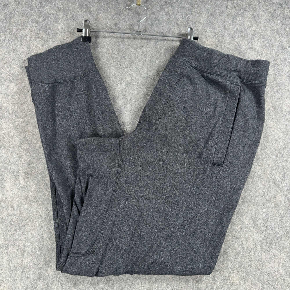 Lululemon Pants Mens XL Gray Knit Joggers Elastic Waist Stretch Pockets Athletic